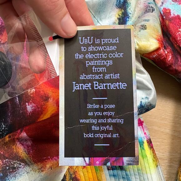 NWT UBU Classic Piped‎ Reversible Raincoat Women's M - Picture 9 of 9